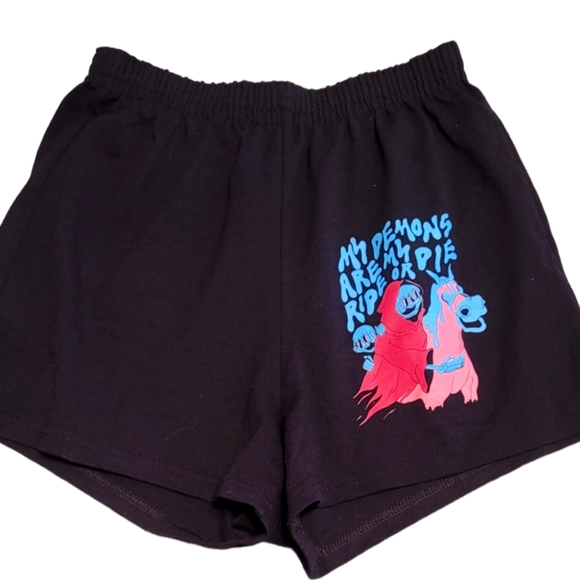 Like New | Soffe | My Demons Are My Ride Or Die | Shorts - Picture 1 of 2